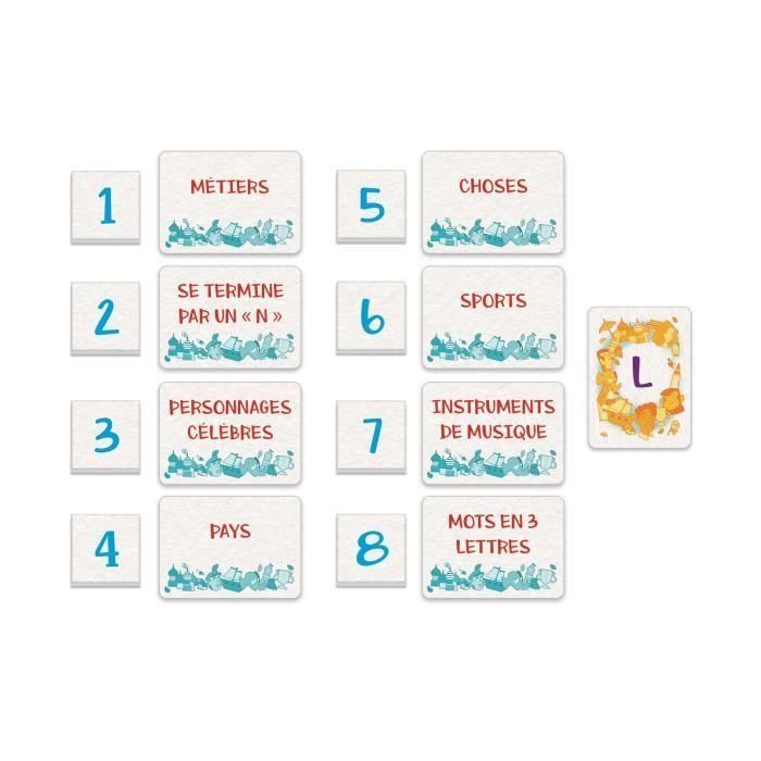 El pequeño bac, juego de mesa de CLEMENTONI 2 El pequeño bac, juego de mesa de CLEMENTONI 2