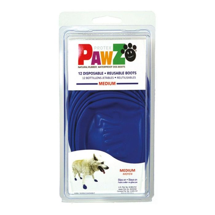 Pawz Botas Para Perro Azul M 12Botas 1 Pawz Botas Para Perro Azul M 12Botas 1