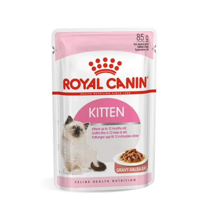 Royal Feline Kitten Salsa Pouch Caja 12x85 gr