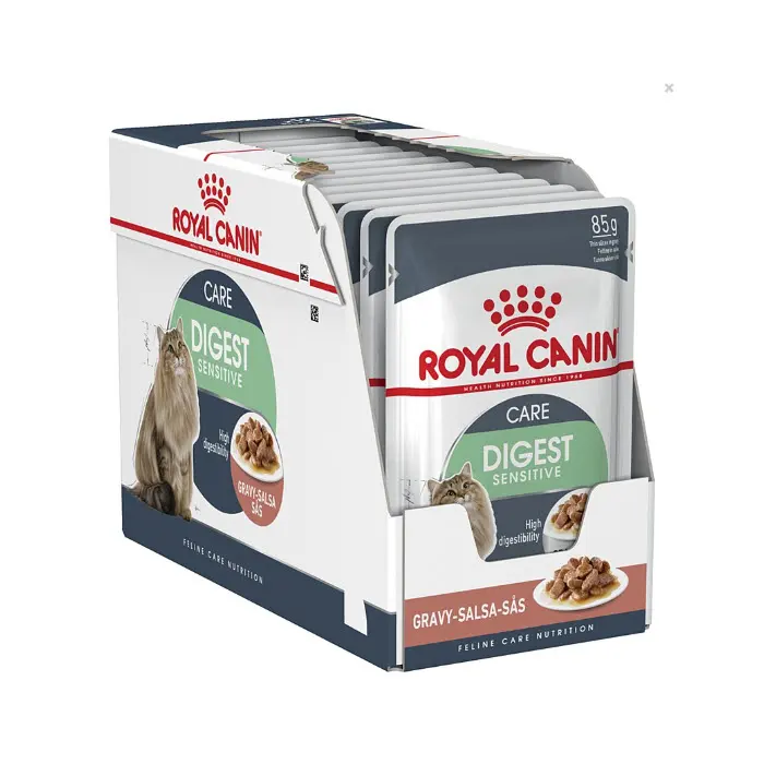 Royal Feline Adult Digest Sensitive Pouch Caja 12x85 gr