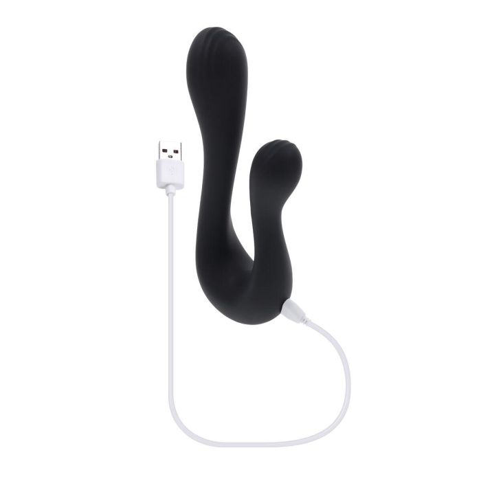 Vibrador Punto G Playboy The Swan Negro 2 Vibrador Punto G Playboy The Swan Negro 2