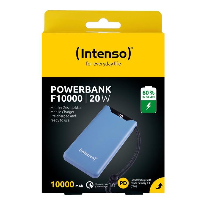 Intenso F10000 Powerbank Azul 10000 mAh con Power Delivery y Quick Charge 3.0 2 Intenso F10000 Powerbank Azul 10000 mAh con Power Delivery y Quick Charge 3.0 2
