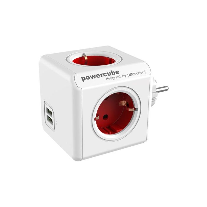 Regleta Enchufes Cubo Power Cube Allocacoc 1202BL/DEOUPC USB 3 Regleta Enchufes Cubo Power Cube Allocacoc 1202BL/DEOUPC USB 3