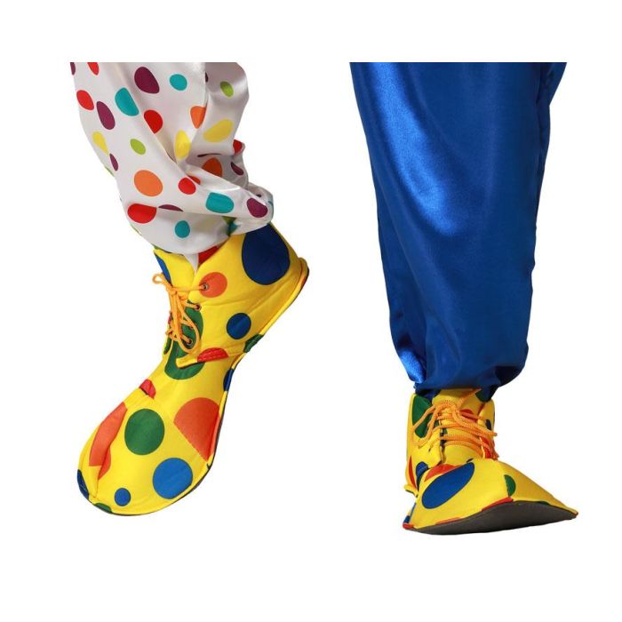 Zapatos de Payaso 36 cm Rojos para Ferias y Espectáculos Circenses