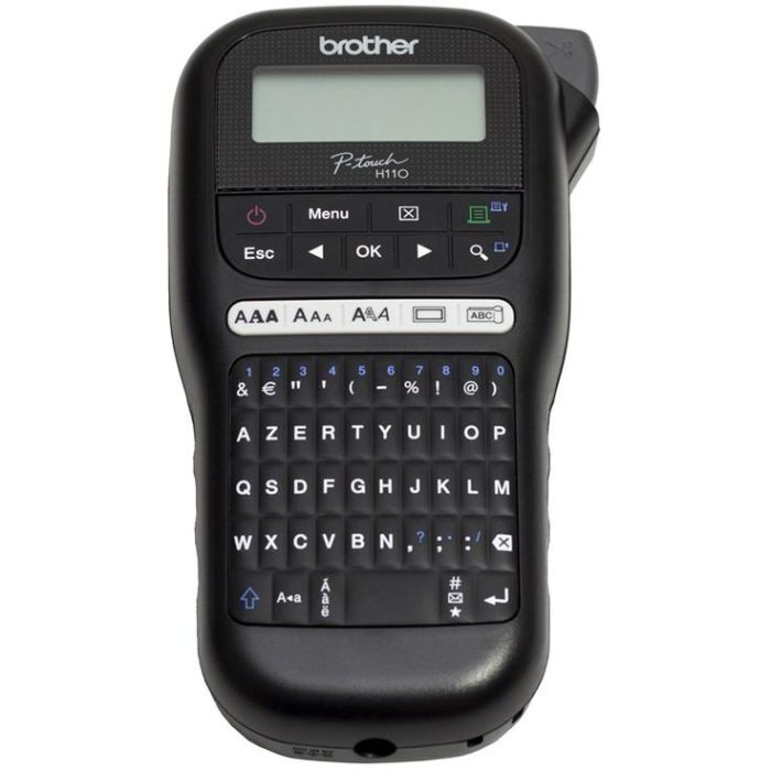 Brother P-touch H110 Impresora de Etiquetas QWERTY Transferencia Térmica Negro 3 Brother P-touch H110 Impresora de Etiquetas QWERTY Transferencia Térmica Negro 3