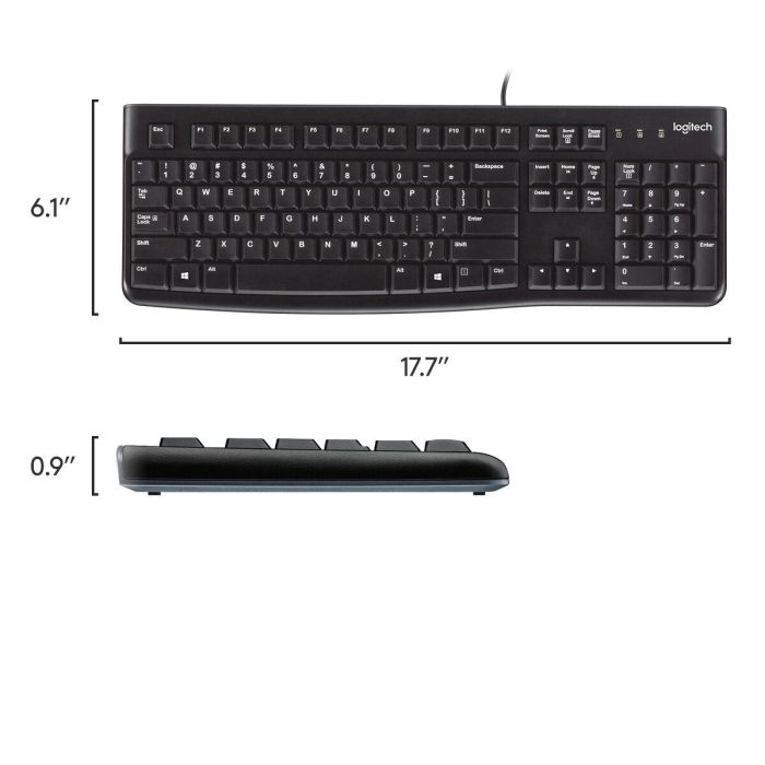 Teclado Logitech 920-002482 Negro Qwerty Español AZERTY 3