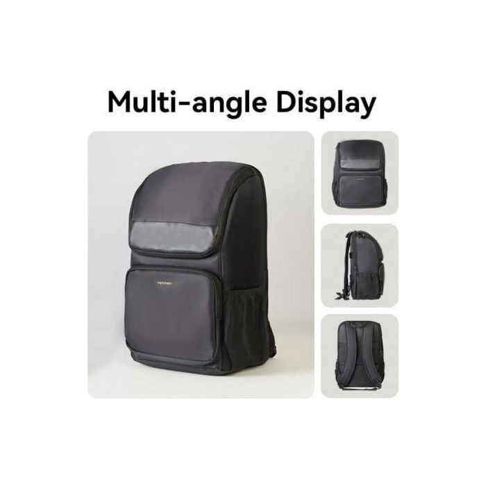 Vention KROB0 Mochila Impermeable Negra para Portátiles hasta 15.6 pulgadas, 19L de Capacidad, Material Poliéster Oxford 1 Vention KROB0 Mochila Impermeable Negra para Portátiles hasta 15.6 pulgadas, 19L de Capacidad, Material Poliéster Oxford 1