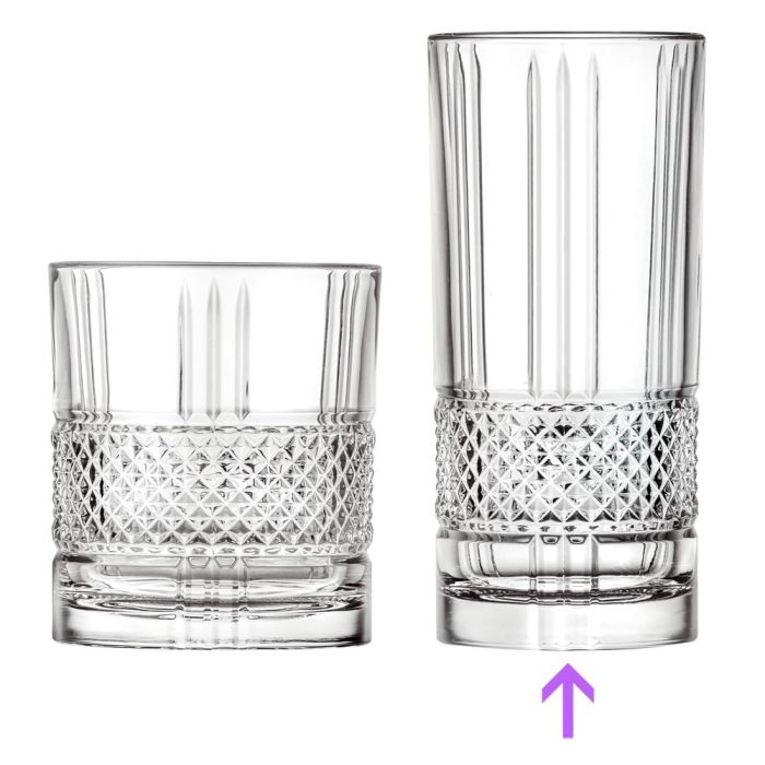 Vaso Alto 370 Ml Mm Rcr Cristalleria IT altura 150 (6 Unidades) 3