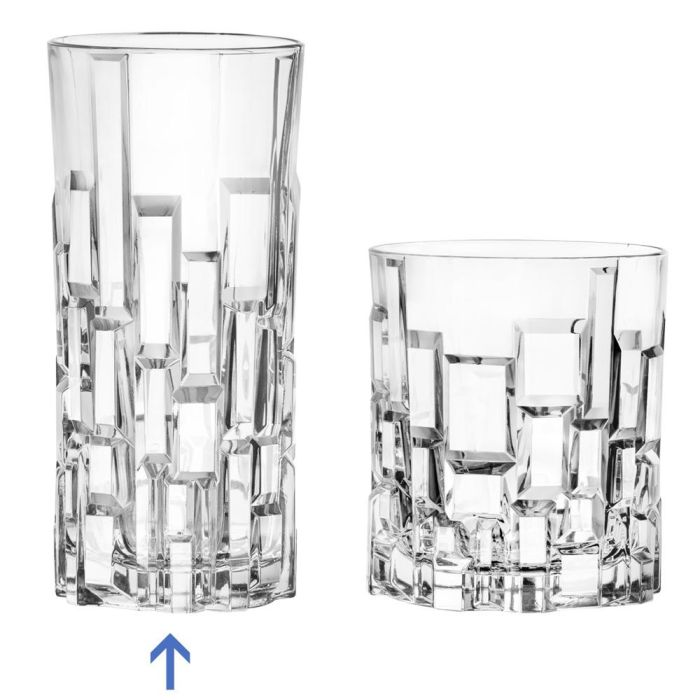 Vaso Alto 340 Ml Mm Rcr Cristalleria IT altura 150 (6 Unidades) 1