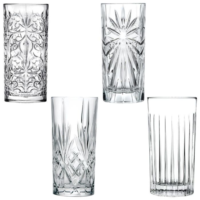 Set 4 Vasos Altos Mm Rcr Cristalleria IT altura 150