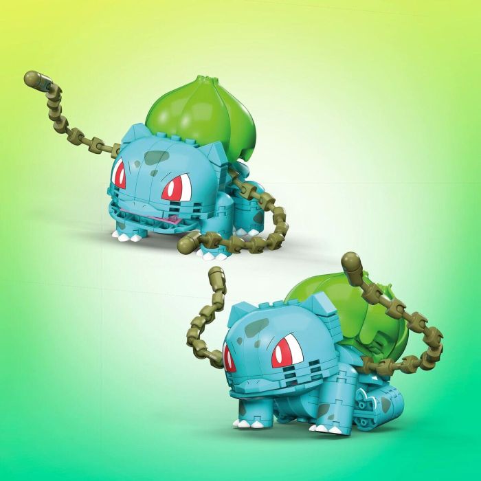 Mega Construx Pokémon Bulbasaur Set de Ladrillos de Construcción Articulado, 175 piezas, 10+ cm, Edad 7+ 5 Mega Construx Pokémon Bulbasaur Set de Ladrillos de Construcción Articulado, 175 piezas, 10+ cm, Edad 7+ 5
