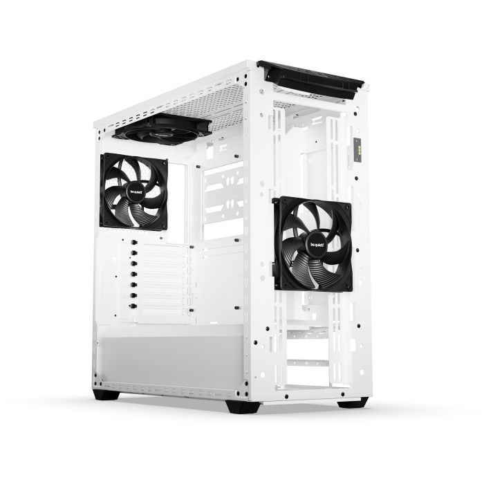 be quiet! SHADOW BASE 800DX White Midi Tower PC Blanco Acero Vidrio Templado ABS ATX EATX micro ATX Mini-ITX 3