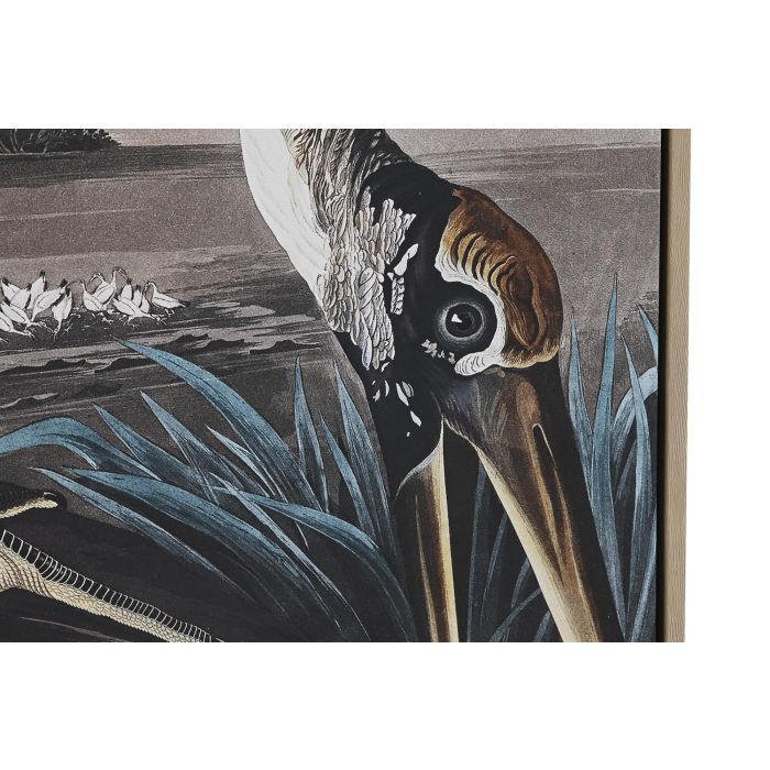 DKD Home Decor Cuadro de Lienzo Oriental Garza Multicolor 123x83x4 cm (2 Unidades) 2 DKD Home Decor Cuadro de Lienzo Oriental Garza Multicolor 123x83x4 cm (2 Unidades) 2
