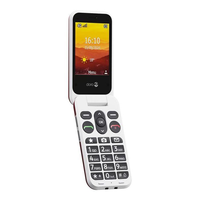 Doro Leva L30 Teléfono concha 7.11 cm (2.8") 2 MP 1150 mAh Rojo Blanco 5