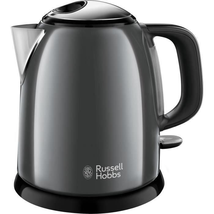Russell Hobbs 24993-70 Hervidor Mini Colours Plus+ Gris, 1 Litro, Ahorro de Energía, Diseño Compacto Russell Hobbs 24993-70 Hervidor Mini Colours Plus+ Gris, 1 Litro, Ahorro de Energía, Diseño Compacto