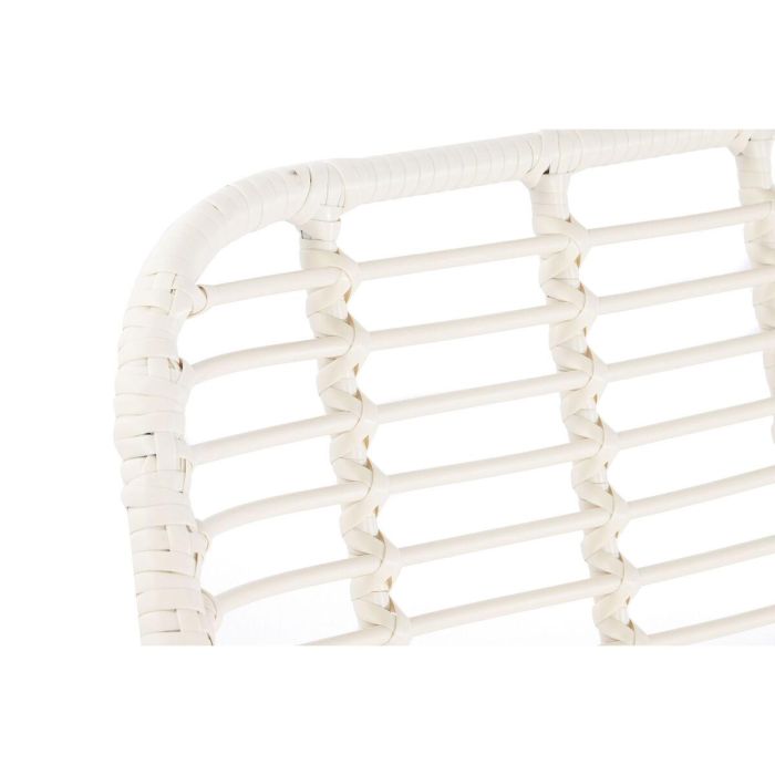 Sofa Terraza Y Jardin DKD Home Decor Blanco Blanco 74 x 84 x 124 cm Set de 4 7 Sofa Terraza Y Jardin DKD Home Decor Blanco Blanco 74 x 84 x 124 cm Set de 4 7