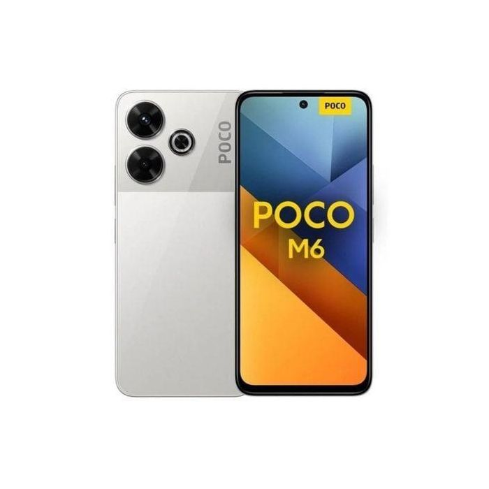 Smartphone Xiaomi POCO M6 6GB/ 128GB/ 6.79"/ Plata Smartphone Xiaomi POCO M6 6GB/ 128GB/ 6.79"/ Plata