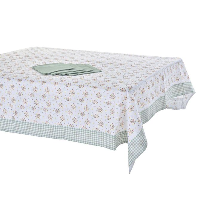 Mantel Shabby DKD Home Decor Verde 150 x 0.5 x 150 cm Set de 5 1 Mantel Shabby DKD Home Decor Verde 150 x 0.5 x 150 cm Set de 5 1