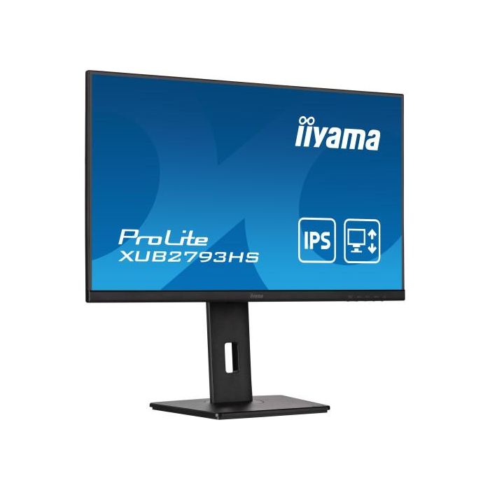 Iiyama XUB2793HS-B7 Monitor IPS 27" Full HD, 100Hz, HDMI, DisplayPort, Altavoces, Ajustable, Negro 3