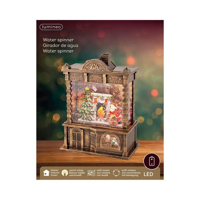 Girador de agua santa claus con música 21,7 x 16,5 x 9,5 cm 3