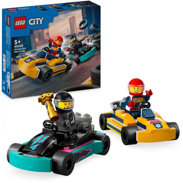 LEGO 60400 City Karts y Pilotos de Carreras, Juego de Construcción de Vehículos con 2 Minifiguras, Juguete para Niños y Niñas +4 Años 14 LEGO 60400 City Karts y Pilotos de Carreras, Juego de Construcción de Vehículos con 2 Minifiguras, Juguete para Niños y Niñas +4 Años 14