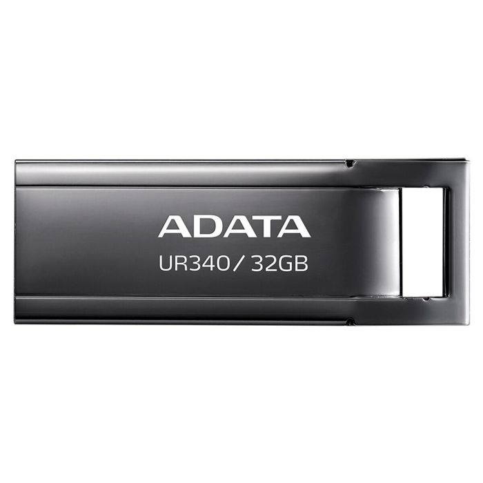 Adata Memoria USB 3.2 UR340 32GB Metal Black - Modelo AROY-UR340-32GBK 0 Adata Memoria USB 3.2 UR340 32GB Metal Black - Modelo AROY-UR340-32GBK 0