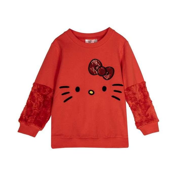 Sudadera cotton brushed hello kitty 4 años Sudadera cotton brushed hello kitty 4 años