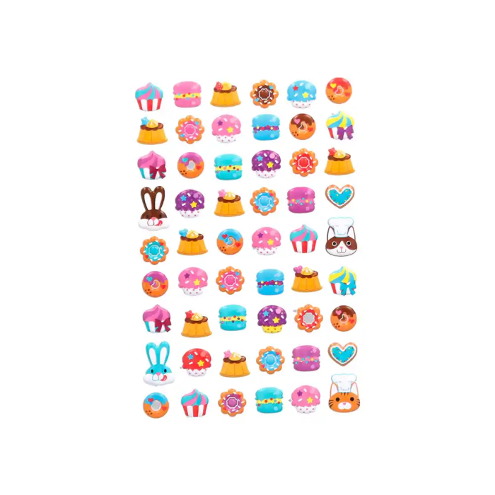 Imaginovo Pegatinas Magic Dreams Dulces con Relieve 190x105 mm Blister 3