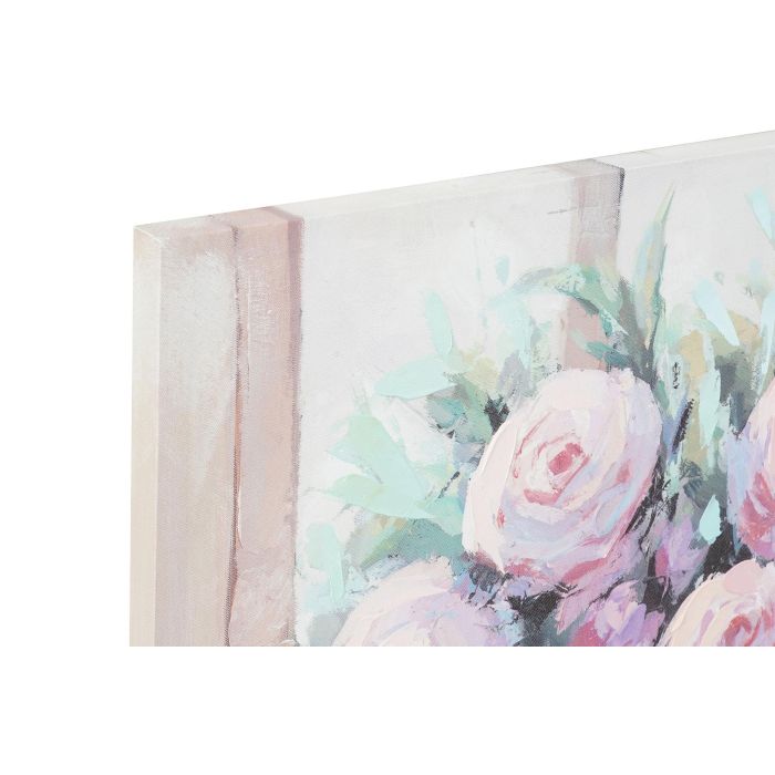 DKD Home Decor Cuadro Tradicional Decorativo Floral de Lienzo y MDF, Multicolor, 90x60 cm (Set de 2 Unidades) 1