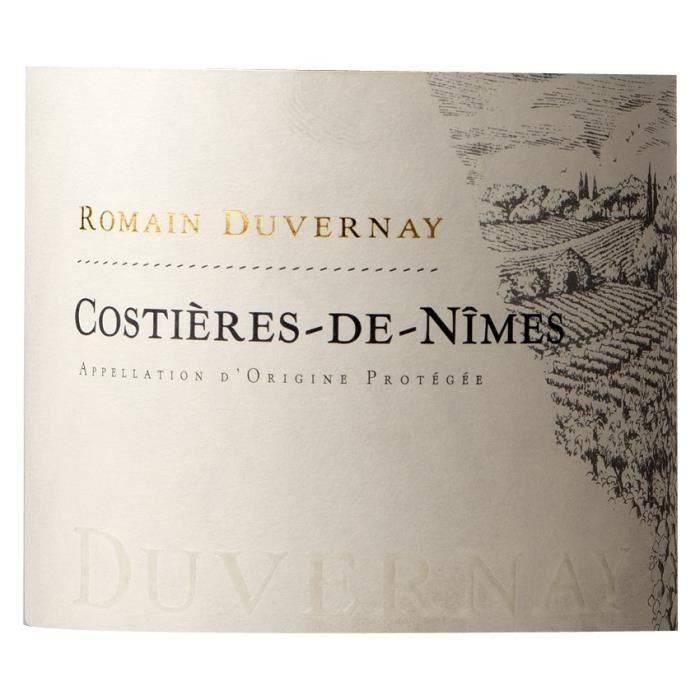 Romain Duvernay 2020 Costieres-de-Nîmes - Vino tinto del valle del Ródano 1