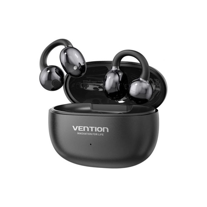 Vention Auriculares Bluetooth Echo Clip A11 Pro con Estuche de Carga, Autonomía 6h, Bluetooth 6.0, USB-C, Negro, NBWB0-PH 0 Vention Auriculares Bluetooth Echo Clip A11 Pro con Estuche de Carga, Autonomía 6h, Bluetooth 6.0, USB-C, Negro, NBWB0-PH 0