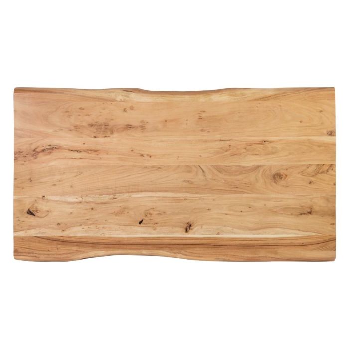 Mesa Comedor Natural-Negro 160 X 90 X 76 cm