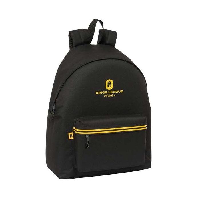 Mochila Escolar Kings League Negro 33 x 42 x 15 cm 3 Mochila Escolar Kings League Negro 33 x 42 x 15 cm 3