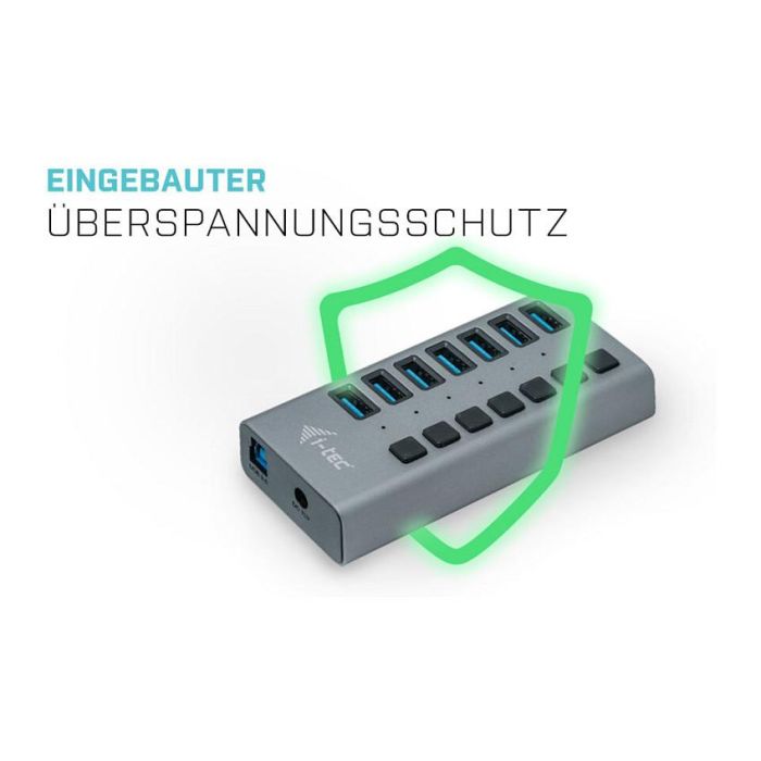 Hub USB i-Tec U3CHARGEHUB7 6 Hub USB i-Tec U3CHARGEHUB7 6