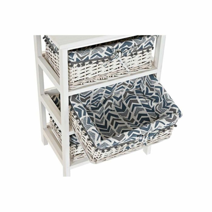 Cajonera DKD Home Decor Blanco Azul 29 x 59 x 40 cm 4 Cajonera DKD Home Decor Blanco Azul 29 x 59 x 40 cm 4