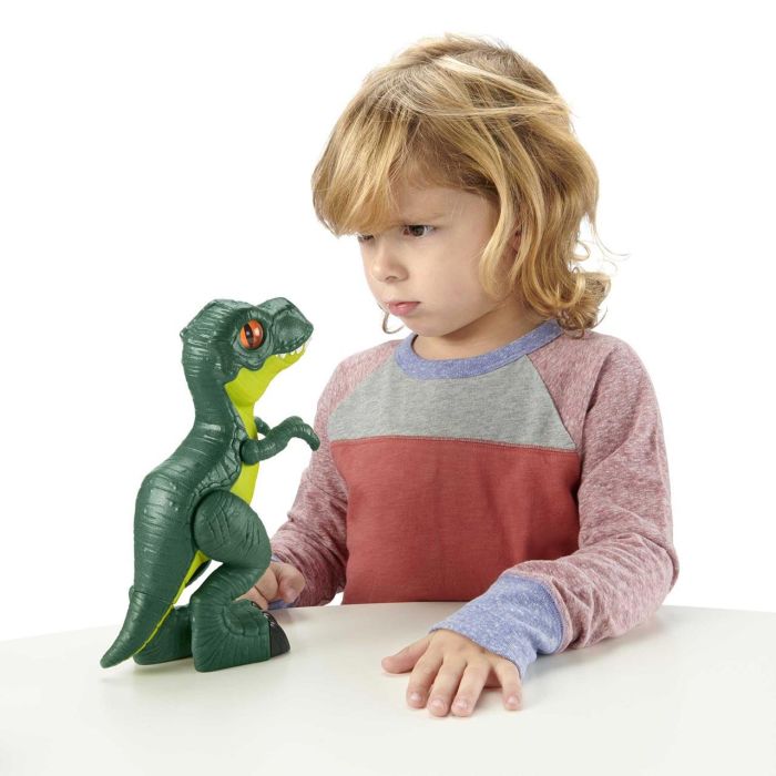 Mattel T-Rex XL GWP06 Jurassic World Imaginext Figura de Dinosaurio Grande con Brazos y Piernas Móviles +3 Años 4
