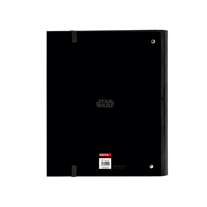 Carpeta de anillas The Mandalorian Negro (27 x 32 x 3.5 cm) 1