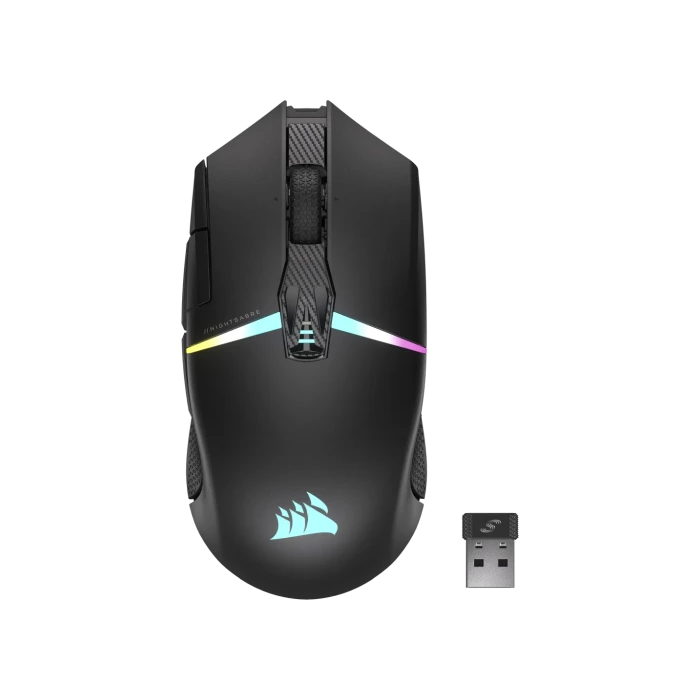 Corsair COR1693116132801 Ratón Inalámbrico Gaming NIGHTSABRE WIRELESS RGB Negro 0 Corsair COR1693116132801 Ratón Inalámbrico Gaming NIGHTSABRE WIRELESS RGB Negro 0