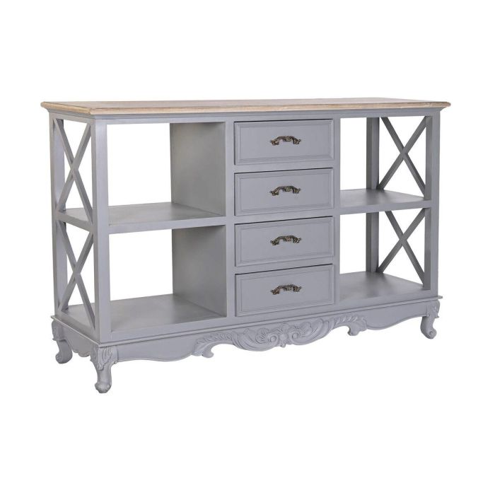 Buffet Tradicional DKD Home Decor Gris Natural 40 x 84.5 x 132 cm