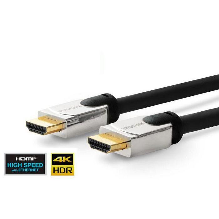 Vivolink Pro Cable HDMI 2.0 18Gbit 4K@60Hz 10m con Cabezal Metálico y Bloqueo HDMI Vivolink Pro Cable HDMI 2.0 18Gbit 4K@60Hz 10m con Cabezal Metálico y Bloqueo HDMI