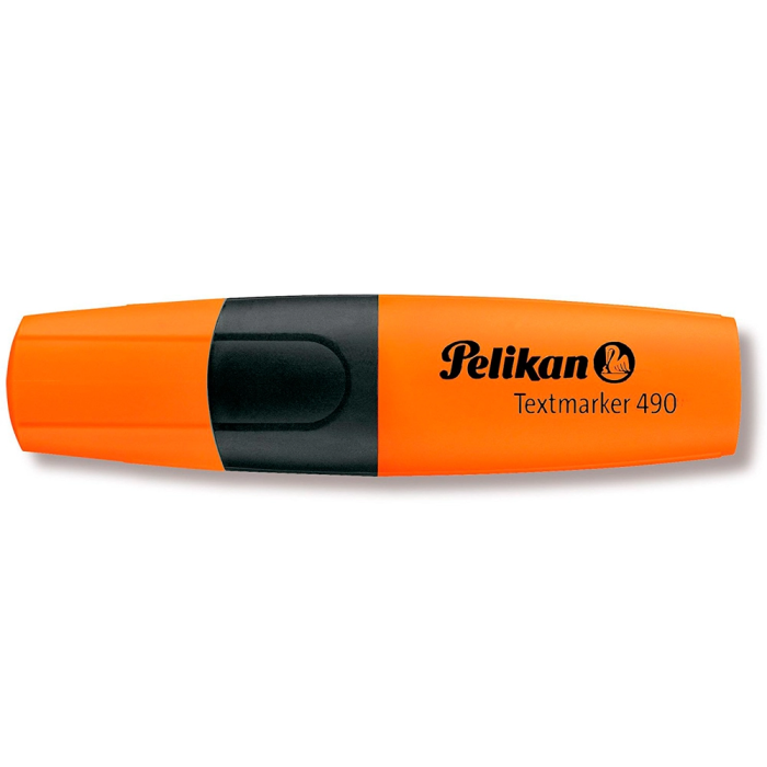Marcador Fluor Pelikan Textmarker 490 Naranja (814119) (Set de 10) 1