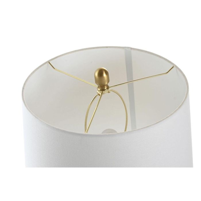 Lampara Sobremesa Glam DKD Home Decor Blanco Dorado 43 x 72 x 43 cm 3 Lampara Sobremesa Glam DKD Home Decor Blanco Dorado 43 x 72 x 43 cm 3