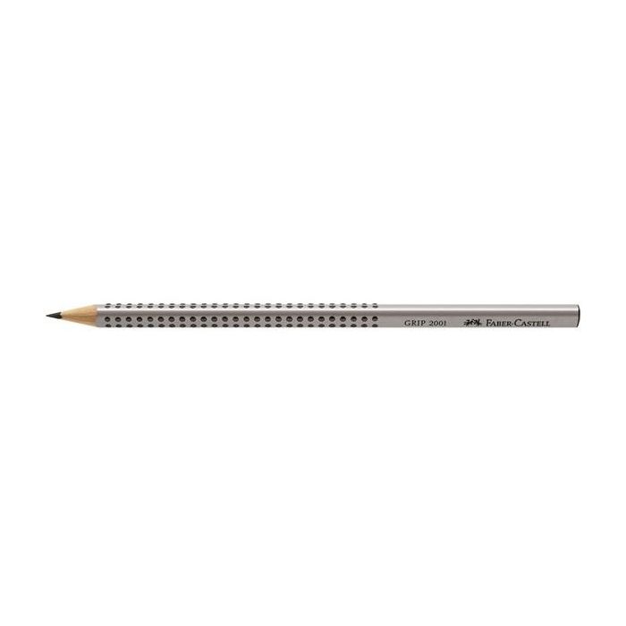 Faber-Castell Grip 2001 Lápiz de grafito HB, ecolápiz triangular ergonómico con agarre antideslizante - unidad