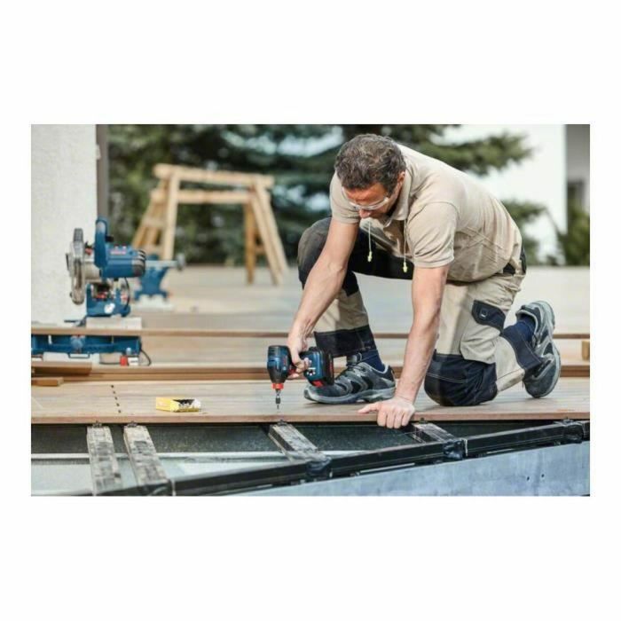 Bosch Professional GDX 18V-EC GDX Llave de impacto 2 Baterías 4Ah Cargador L-Boxx 12