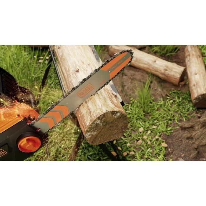 Black+Decker Motosierra 1800w 35cm becs1835-qs, Autoparada Rápida, Sistema Auto-Engrase, Anti-Vibración 2 Black+Decker Motosierra 1800w 35cm becs1835-qs, Autoparada Rápida, Sistema Auto-Engrase, Anti-Vibración 2