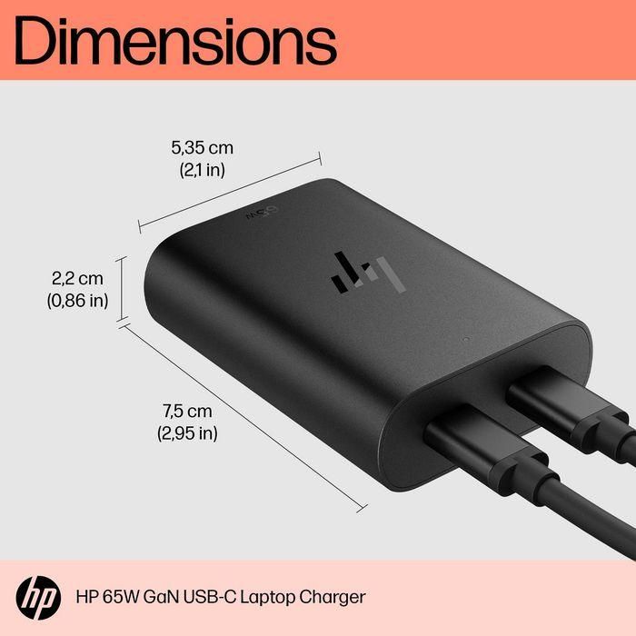 HP Cargador Portátil 65W GaN USB-C 5