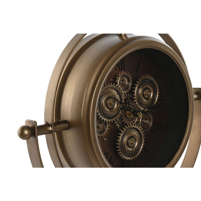 Reloj Sobremesa Vintage DKD Home Decor Dorado 21 x 41 x 27 cm 1