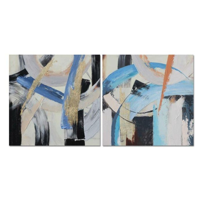 Cuadro DKD Home Decor 100 x 2,5 x 100 cm 100 x 2,8 x 100 cm Abstracto Moderno (2 Unidades) Cuadro DKD Home Decor 100 x 2,5 x 100 cm 100 x 2,8 x 100 cm Abstracto Moderno (2 Unidades)