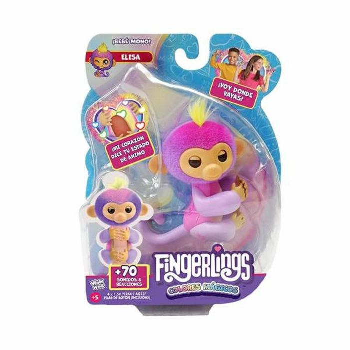 Figura fingerlings con 70 sonidos y reacciones colores mágicos. haz cualquier pregunta. adivinan el futuro!13 cm - modelos surtidos