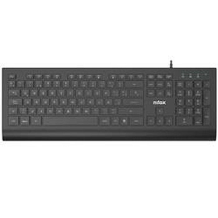 Teclado Nilox NXKBE000014 Negro Qwerty Español Teclado Nilox NXKBE000014 Negro Qwerty Español